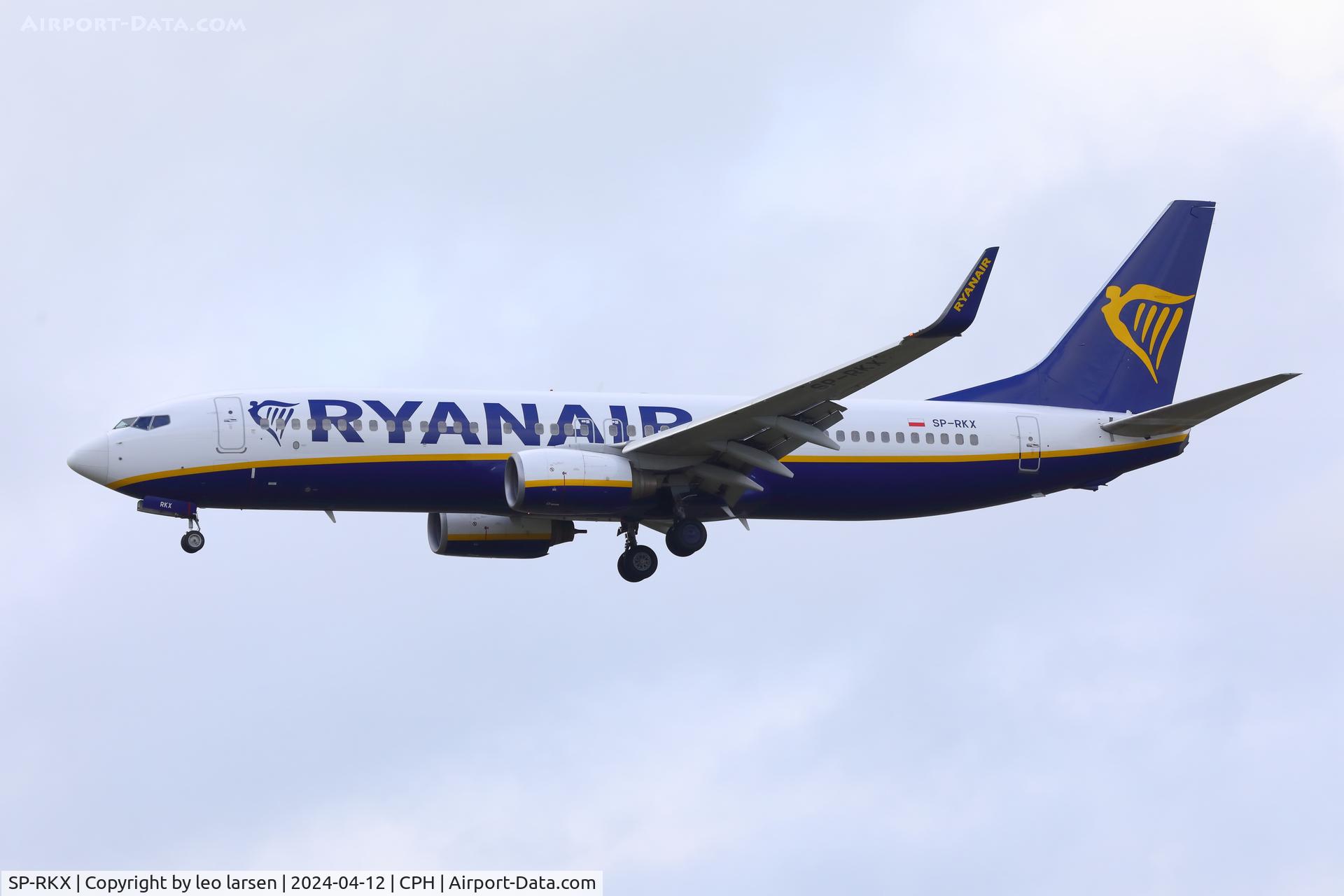 SP-RKX, 2008 Boeing 737-8AS C/N 33633, Copenhagen 12.4.2024.ex EI-DYB