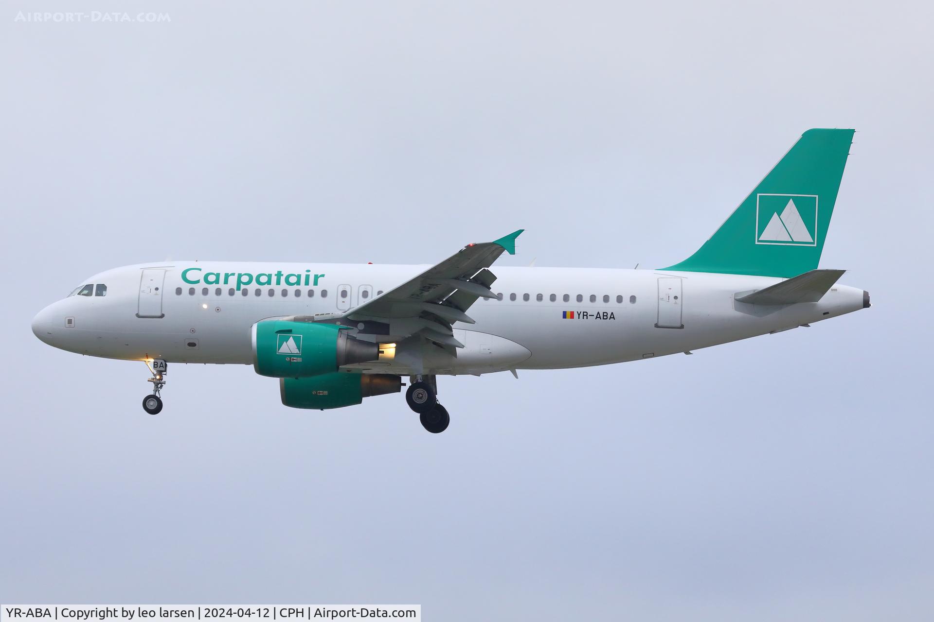 YR-ABA, 2007 Airbus A319-111 C/N 3041, Copenhagen 12.4.2024
