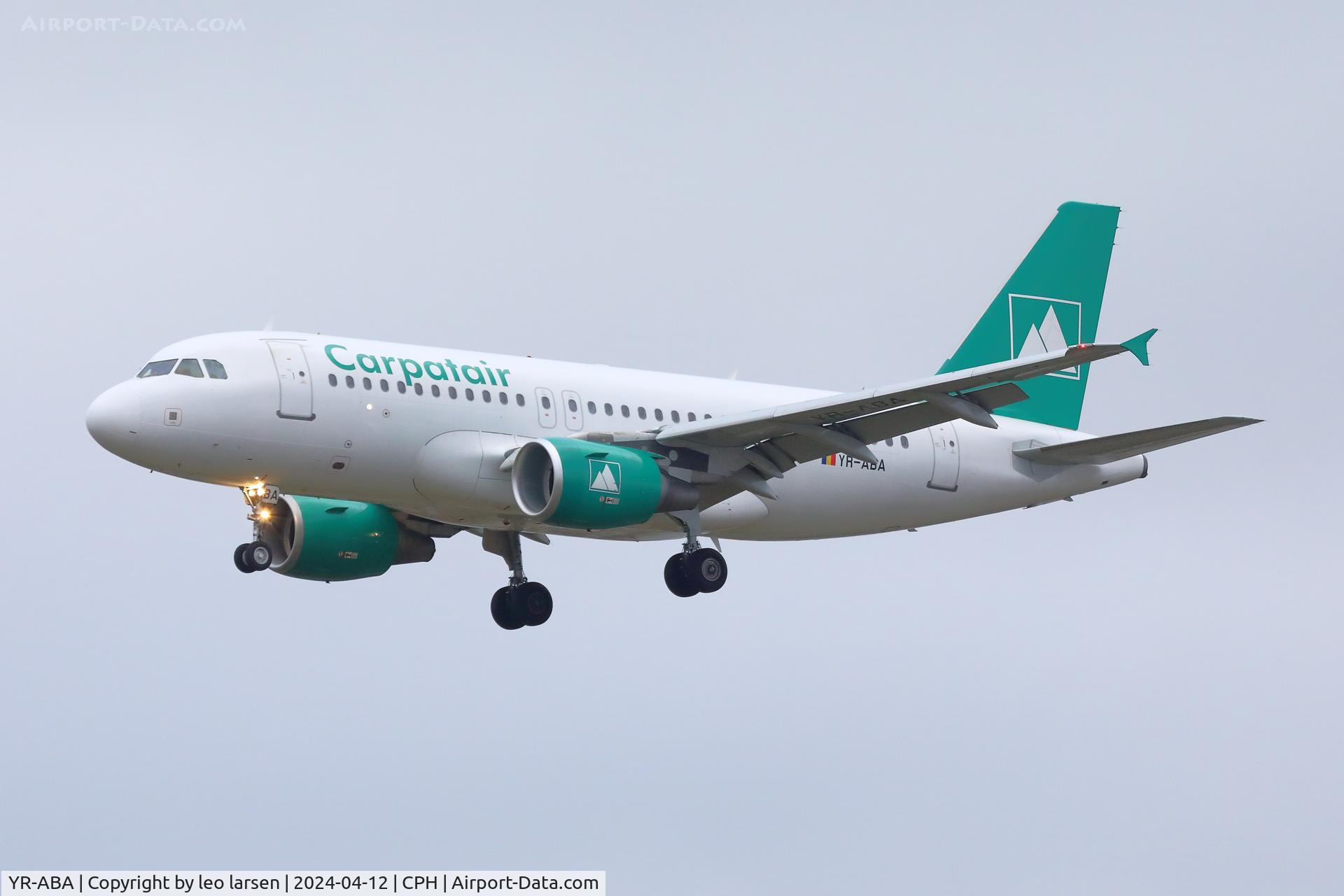 YR-ABA, 2007 Airbus A319-111 C/N 3041, Copenhagen 12.4.2024