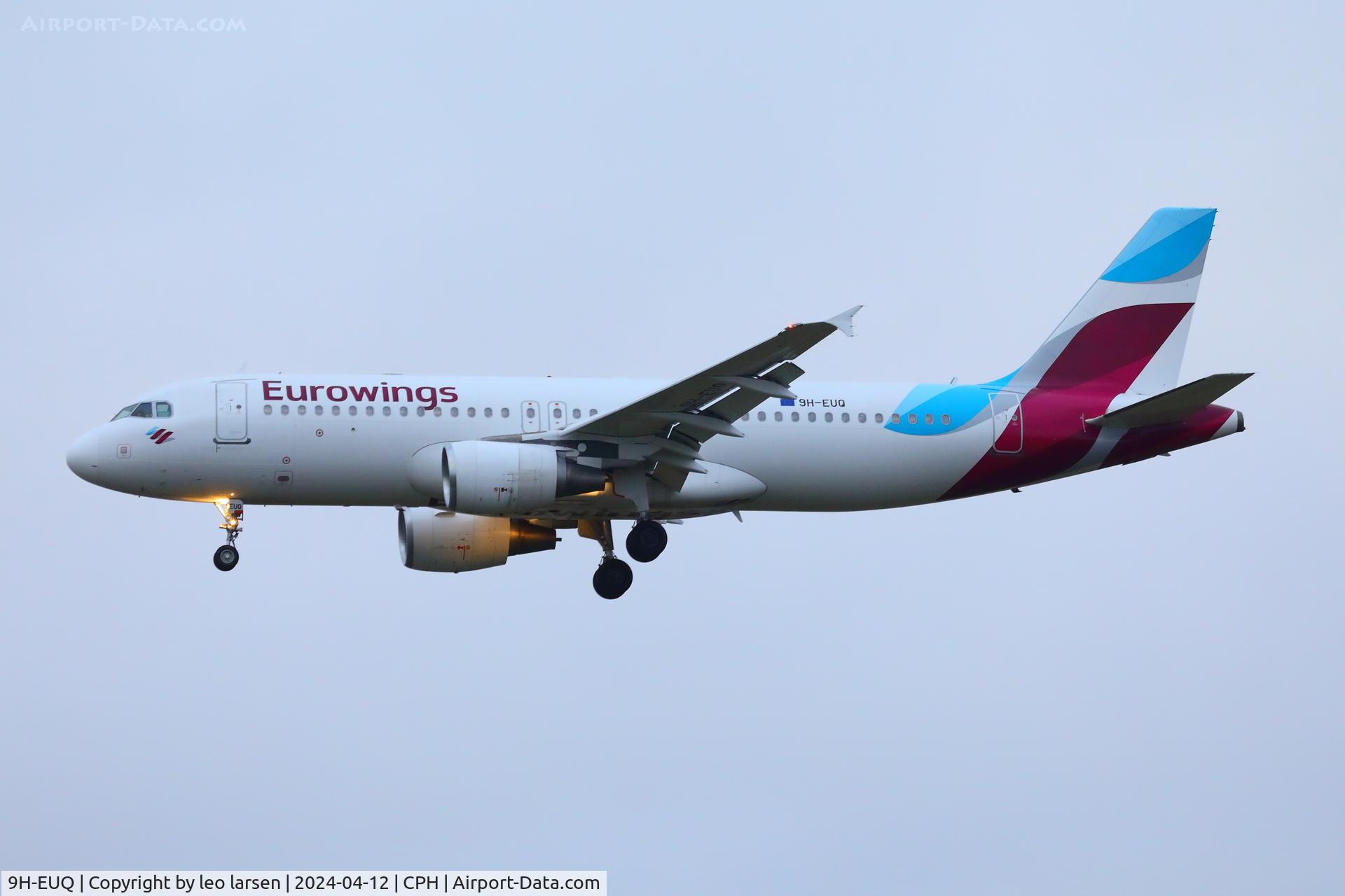9H-EUQ, 2008 Airbus A320-214 C/N 3594, Copenhagen 12.4.2024