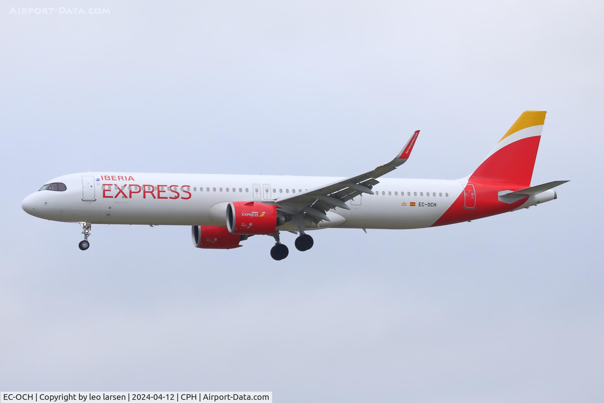 EC-OCH, 2023 Airbus A321-251NX C/N 11483, Copenhagen 12.4.2024