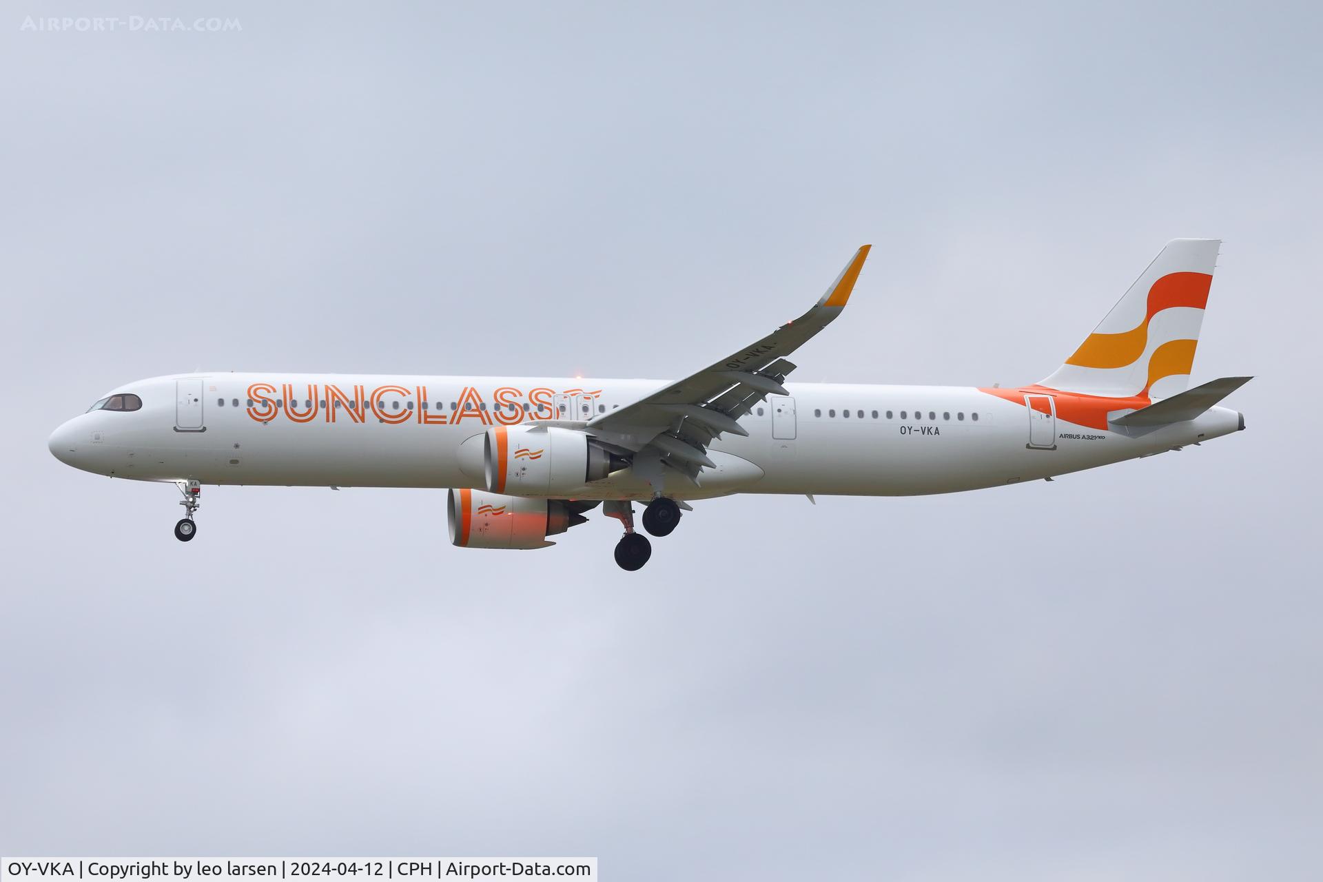 OY-VKA, 2023 Airbus A321-251NX C/N 11690, Copenhagen 12.4.2024