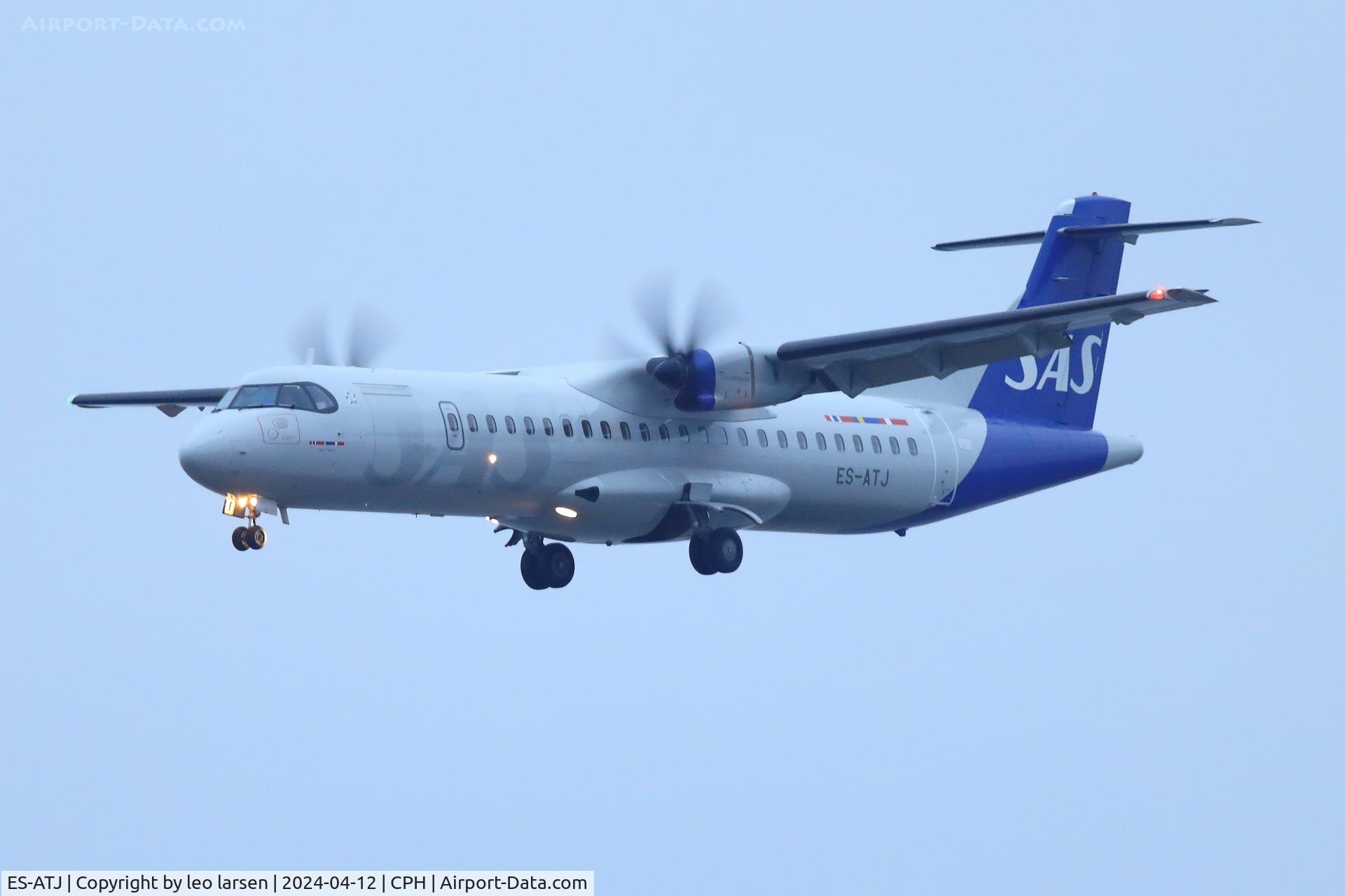 ES-ATJ, 2012 ATR 72-600 (72-212A) C/N 1056, Copenhagen 12.4.2024