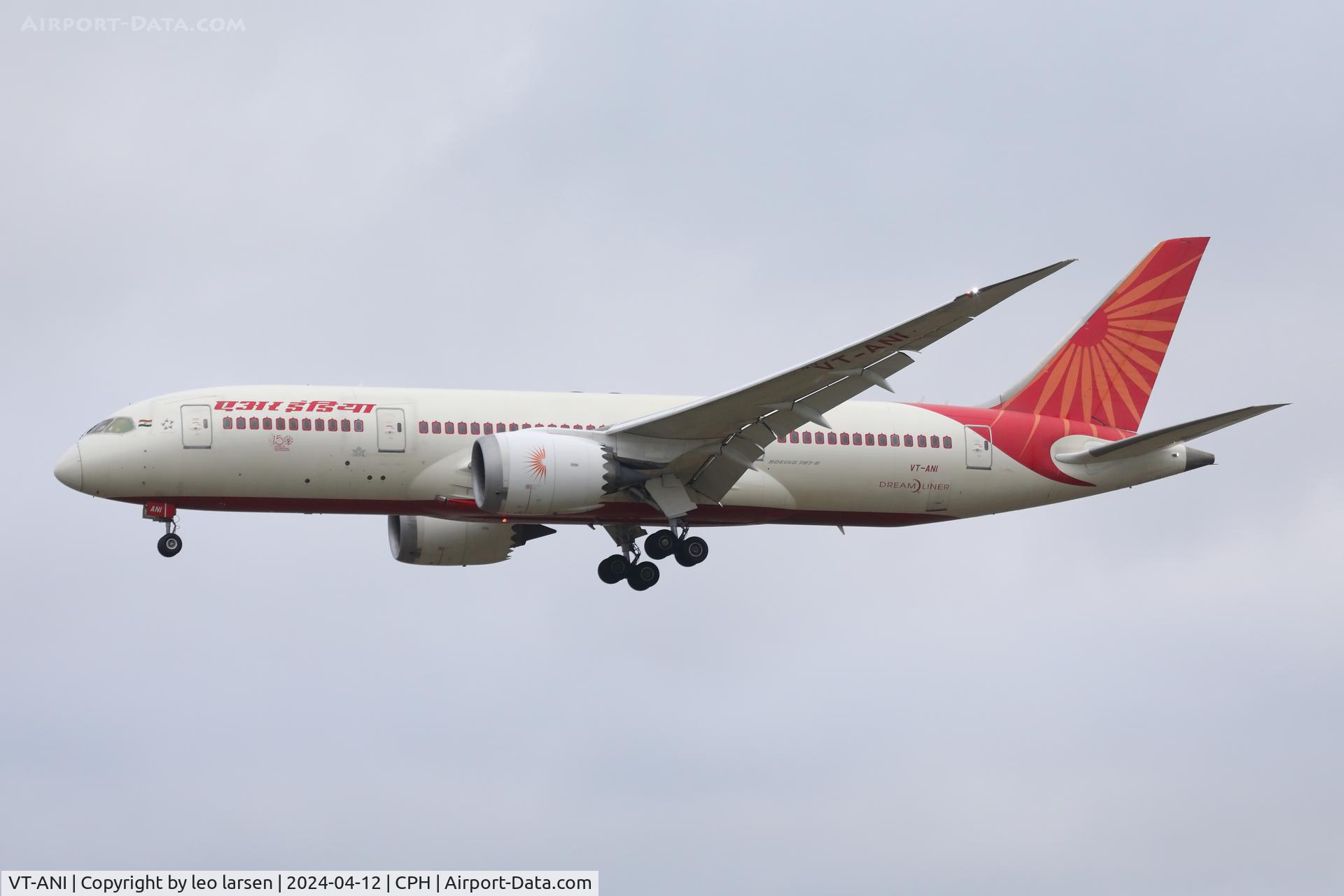 VT-ANI, 2012 Boeing 787-8 Dreamliner C/N 36277, Copenhagen 12.4.2024