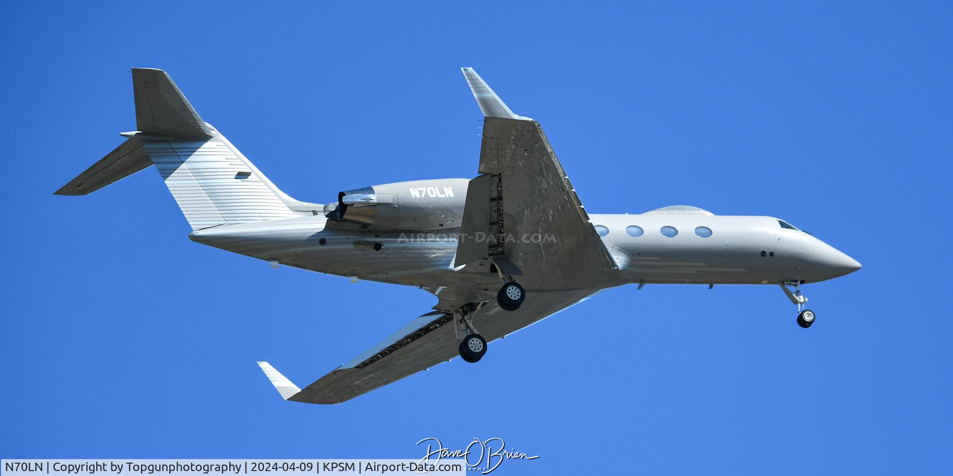 N70LN, 1989 Gulfstream G-IV C/N 1101, RESEARCH43 working RW16, new MIT test bed