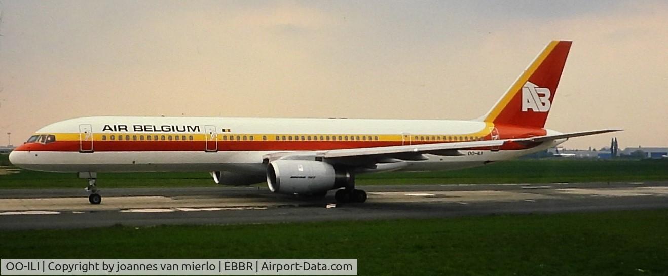 OO-ILI, 1989 Boeing 757-23A C/N 24528, ex-slide