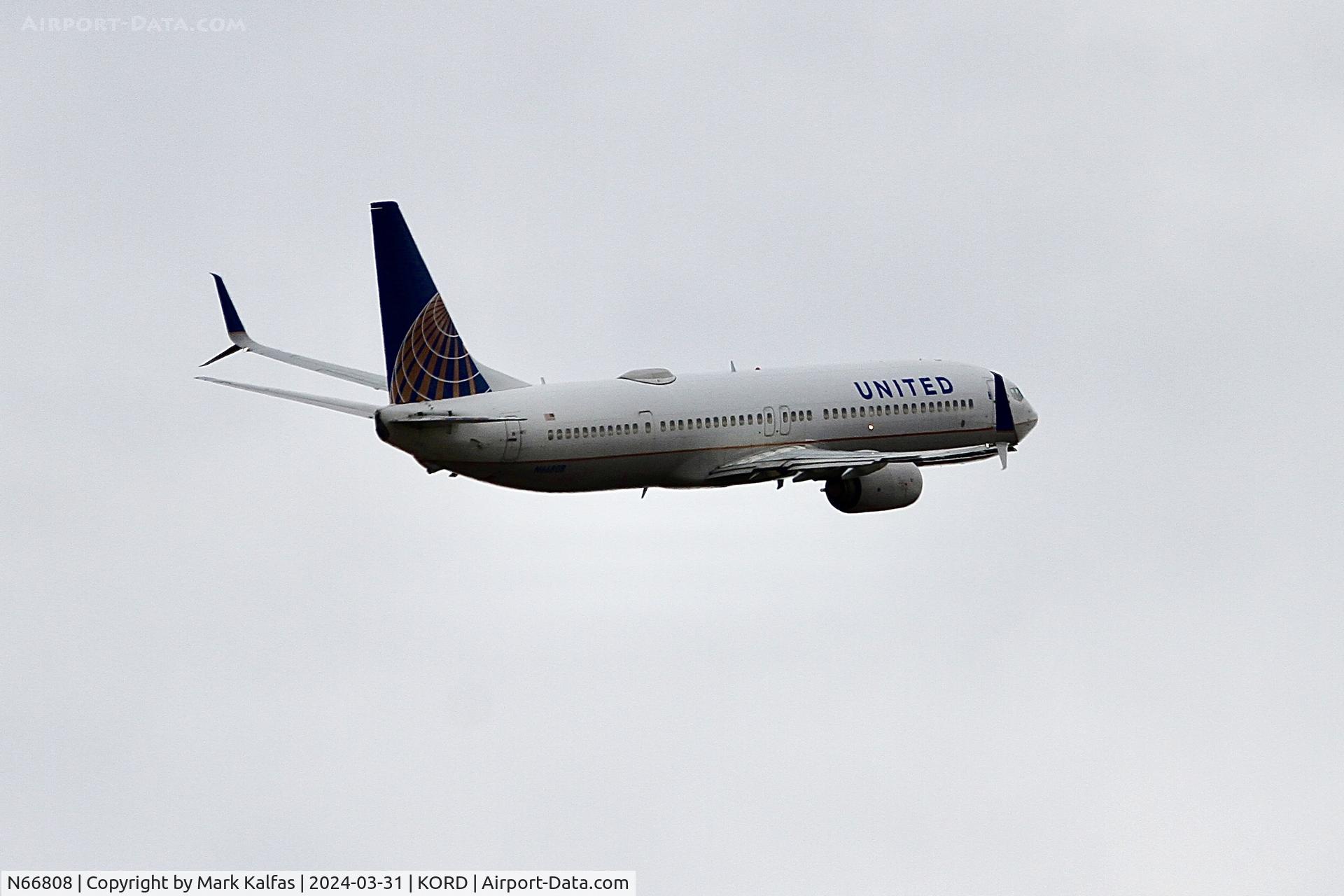 N66808, 2013 Boeing 737-924/ER C/N 42820, B738 United Airlines Boeing 737-924/ER N66808 UAL2340 ORD-MCO