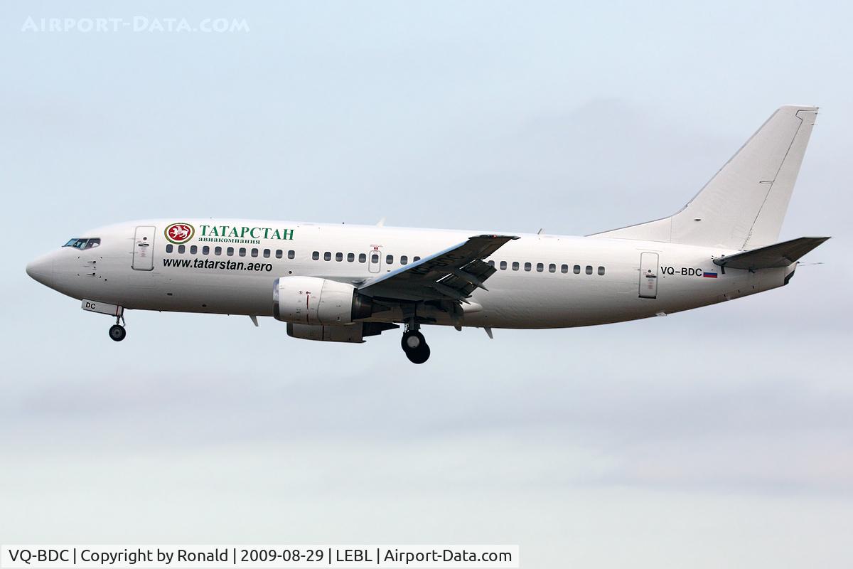 VQ-BDC, 1992 Boeing 737-341 C/N 26852/2273, at bcn