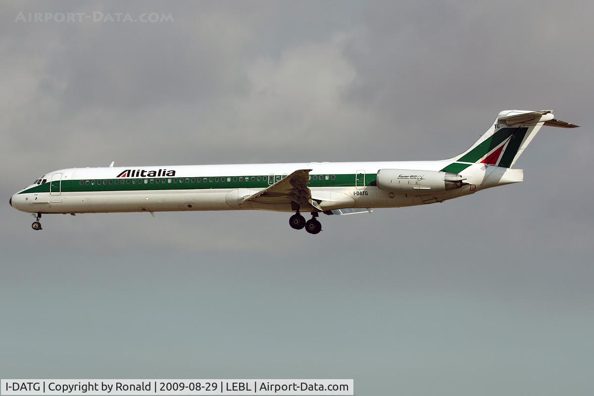 I-DATG, 1994 McDonnell Douglas MD-82 (DC-9-82) C/N 53225, at bcn