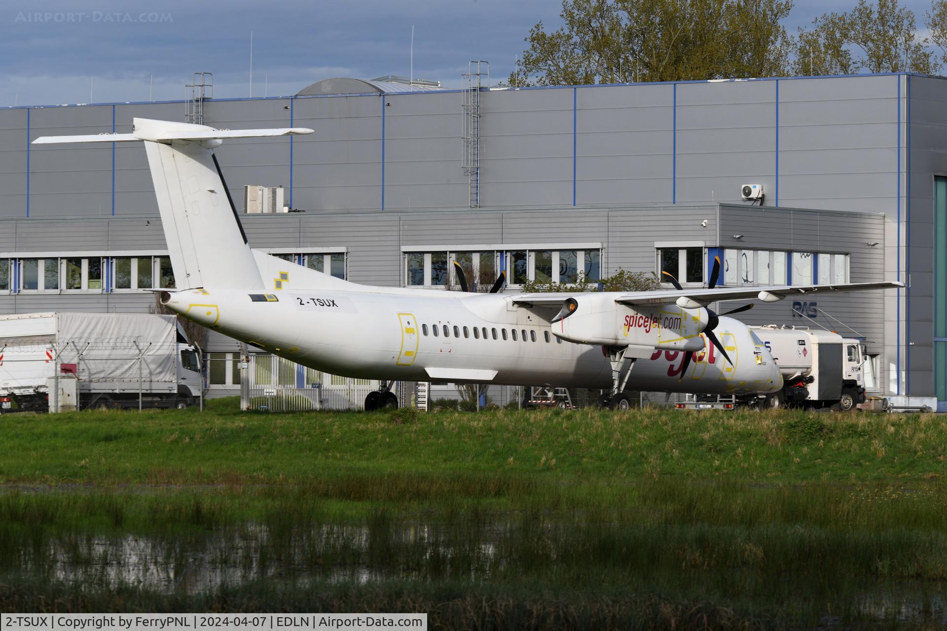 2-TSUX, 2010 Bombardier DHC-8-402Q Dash 8 Dash 8 C/N 4328, Former Spicejet DHC8 stored in MGL