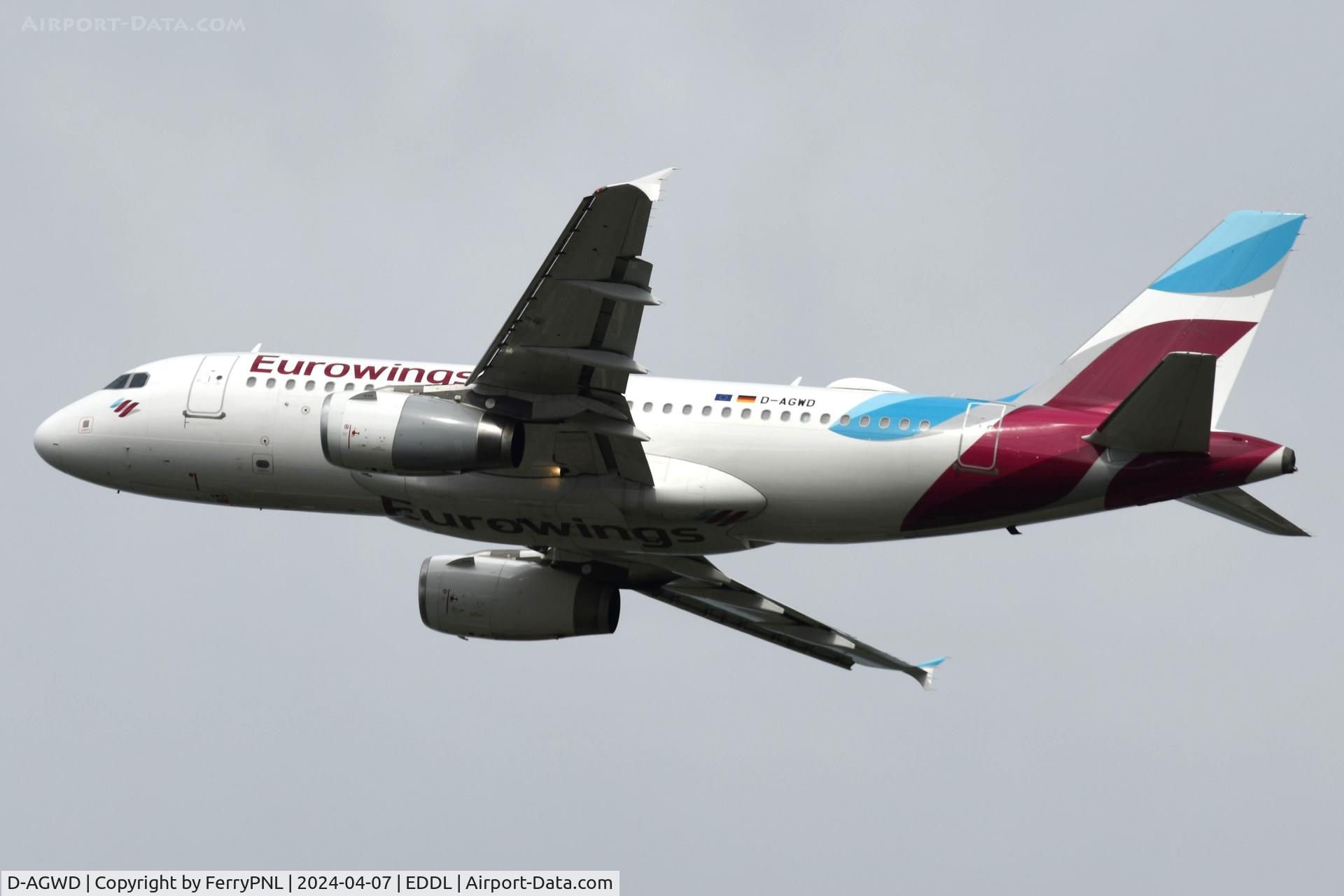 D-AGWD, 2007 Airbus A319-132 C/N 3011, Eurowings A319