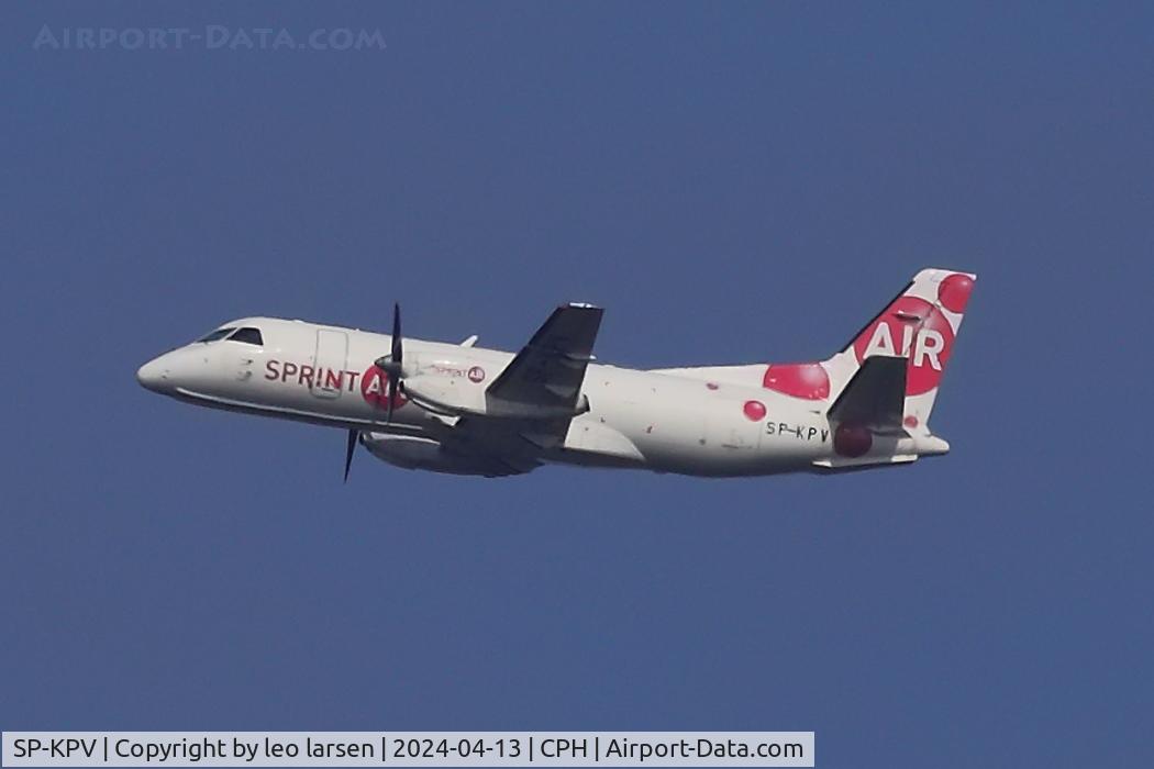 SP-KPV, 1986 Saab 340A C/N 340A-071, Copenhagen 13.4.2024