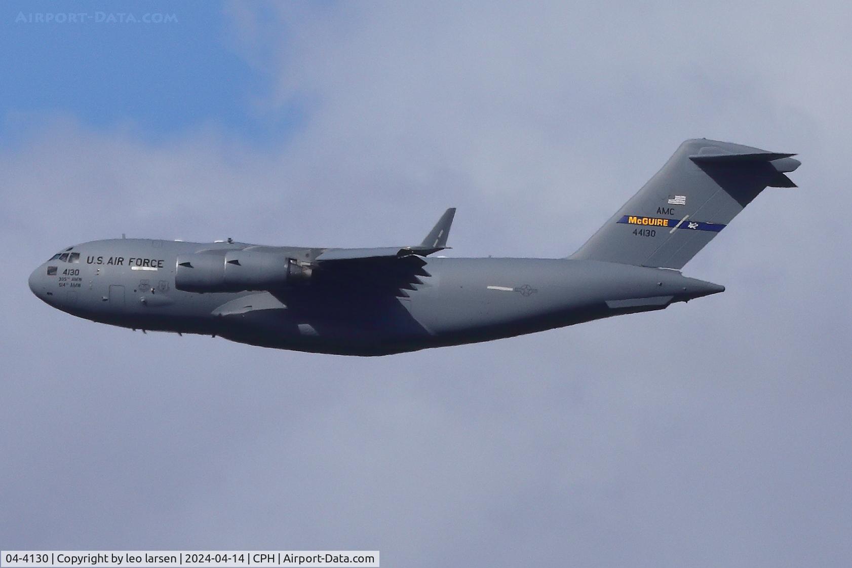 04-4130, 2004 Boeing C-17A Globemaster III C/N P-130, Copenhagen 14.3.2024