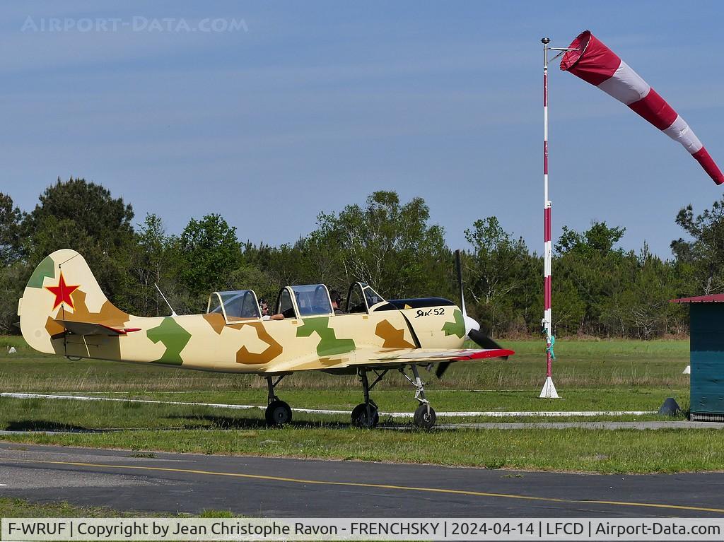 F-WRUF, 1988 Bacau Yak-52 C/N 888615, private