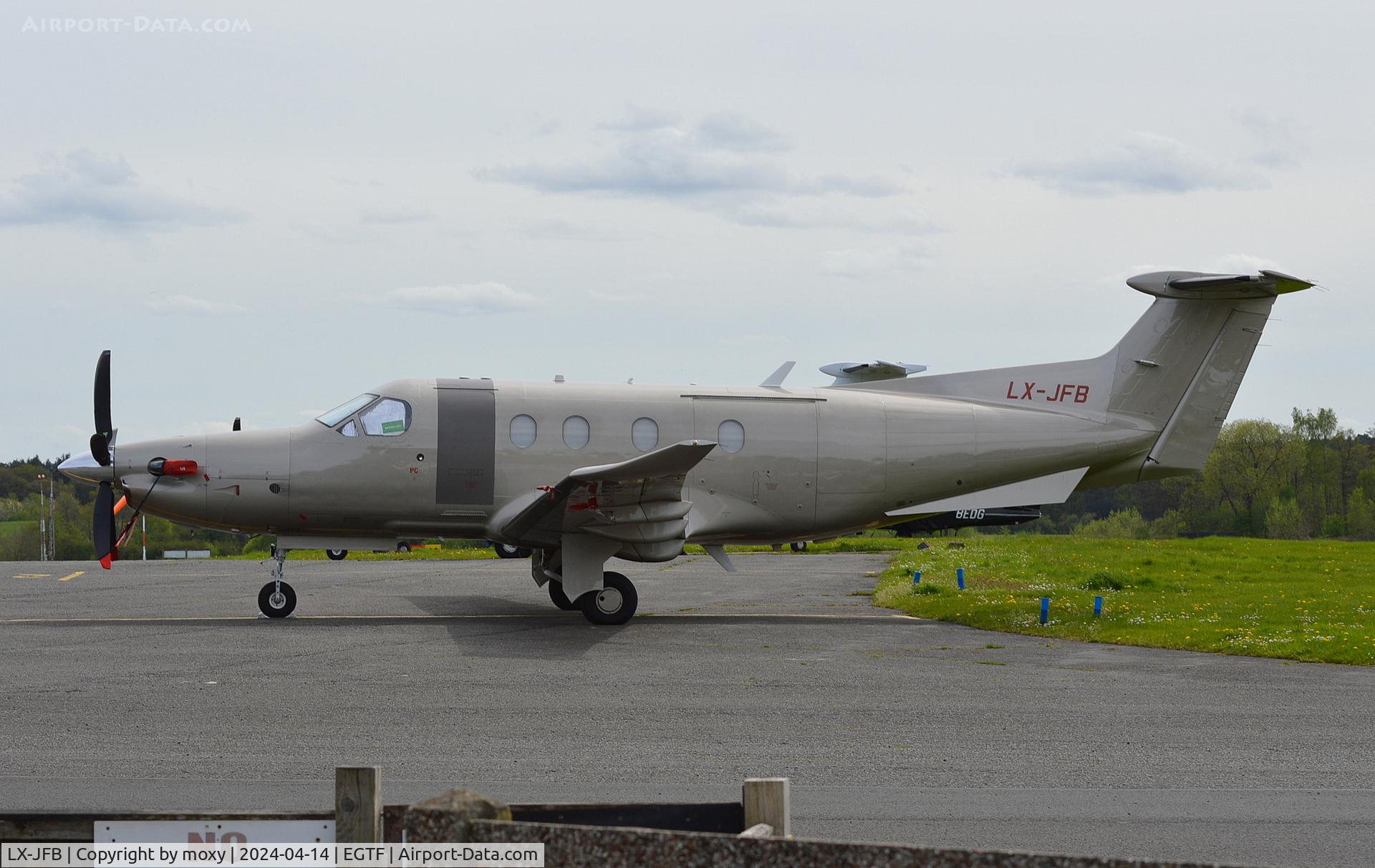 LX-JFB, 2016 Pilatus PC-12/47E NG C/N 1676, Pilatus PC-12/47E NG at Fairoaks.