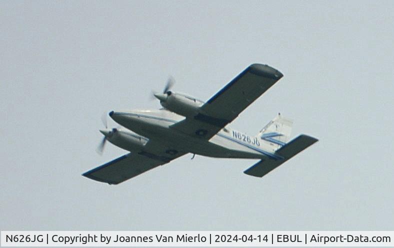 N626JG, Piper PA-34-220T C/N 34-8133105, Over Ursel, Belgium