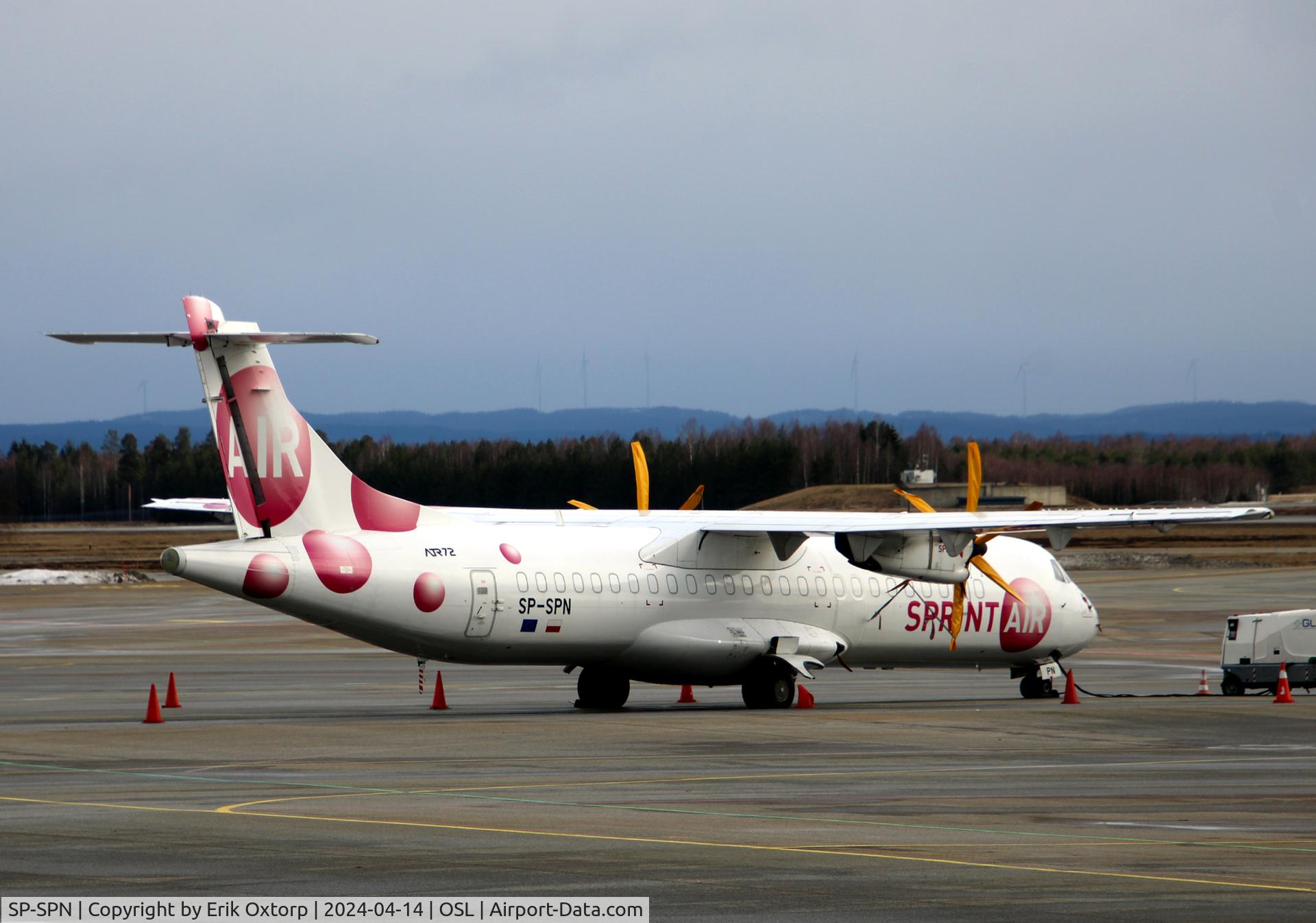 SP-SPN, 2003 ATR ATR 72-500 (72-212A) C/N 704, SP-SPN in OSL