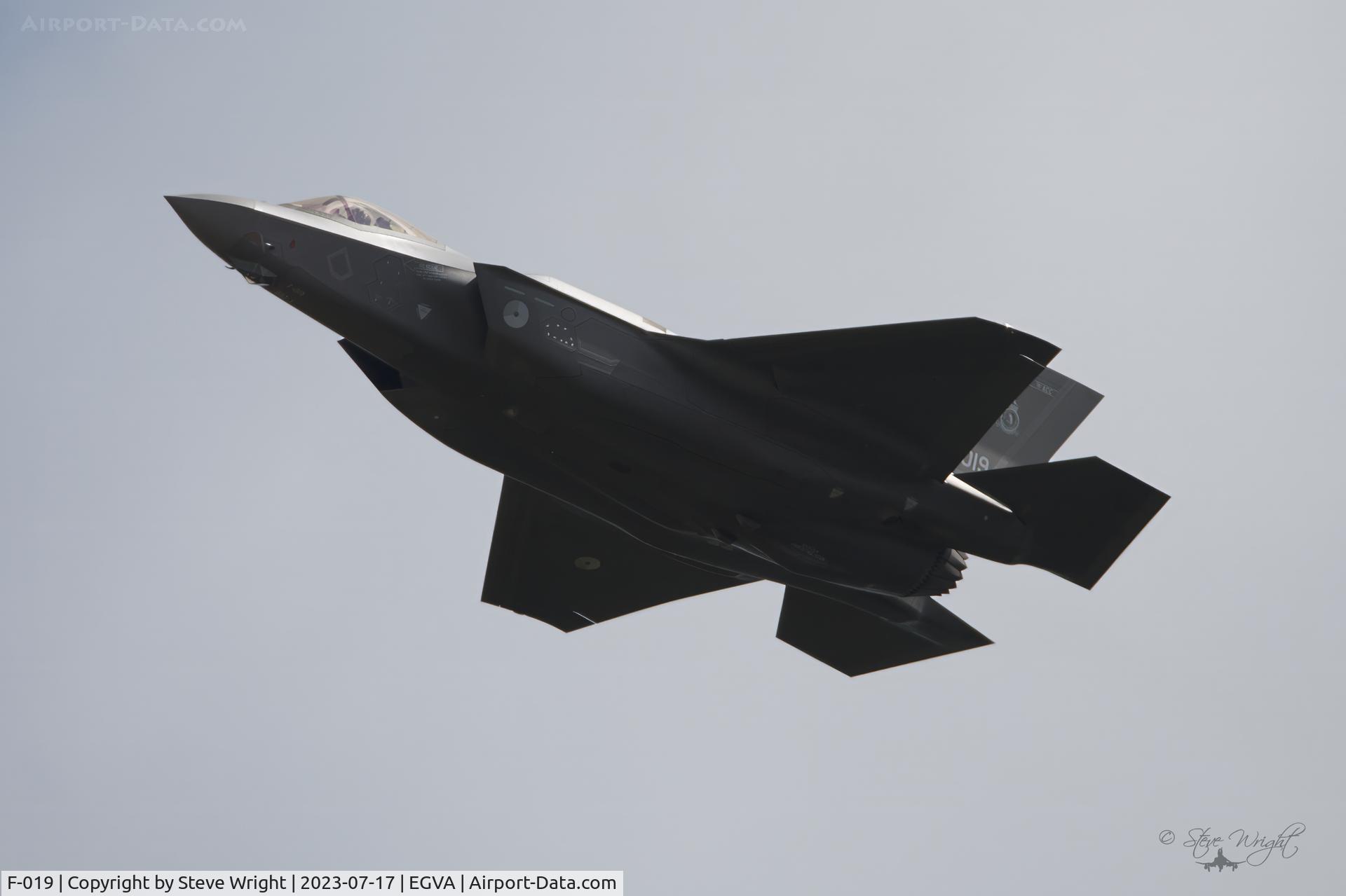 F-019, Lockheed Martin F-35A Lightning II C/N AN-19, RIAT 2023 RAF Fairford UK