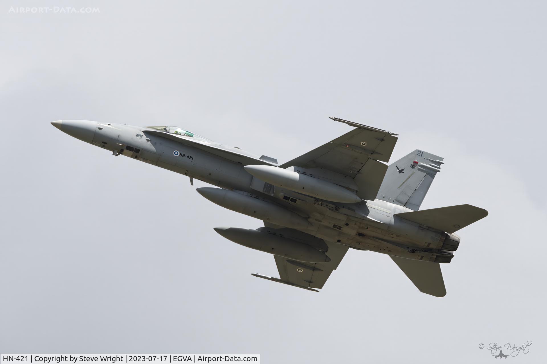 HN-421, McDonnell Douglas F-18C Hornet C/N 1412, RIAT 2023 RAF Fairford UK