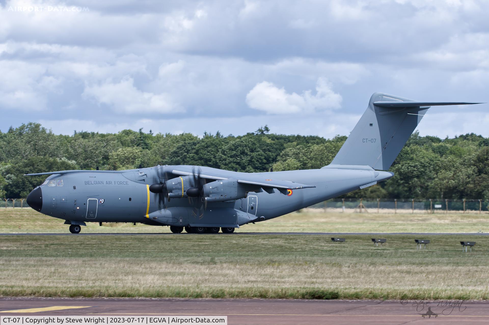 CT-07, 2021 Airbus A400M-180 Atlas C/N 119, RIAT 2023 RAF Fairford UK