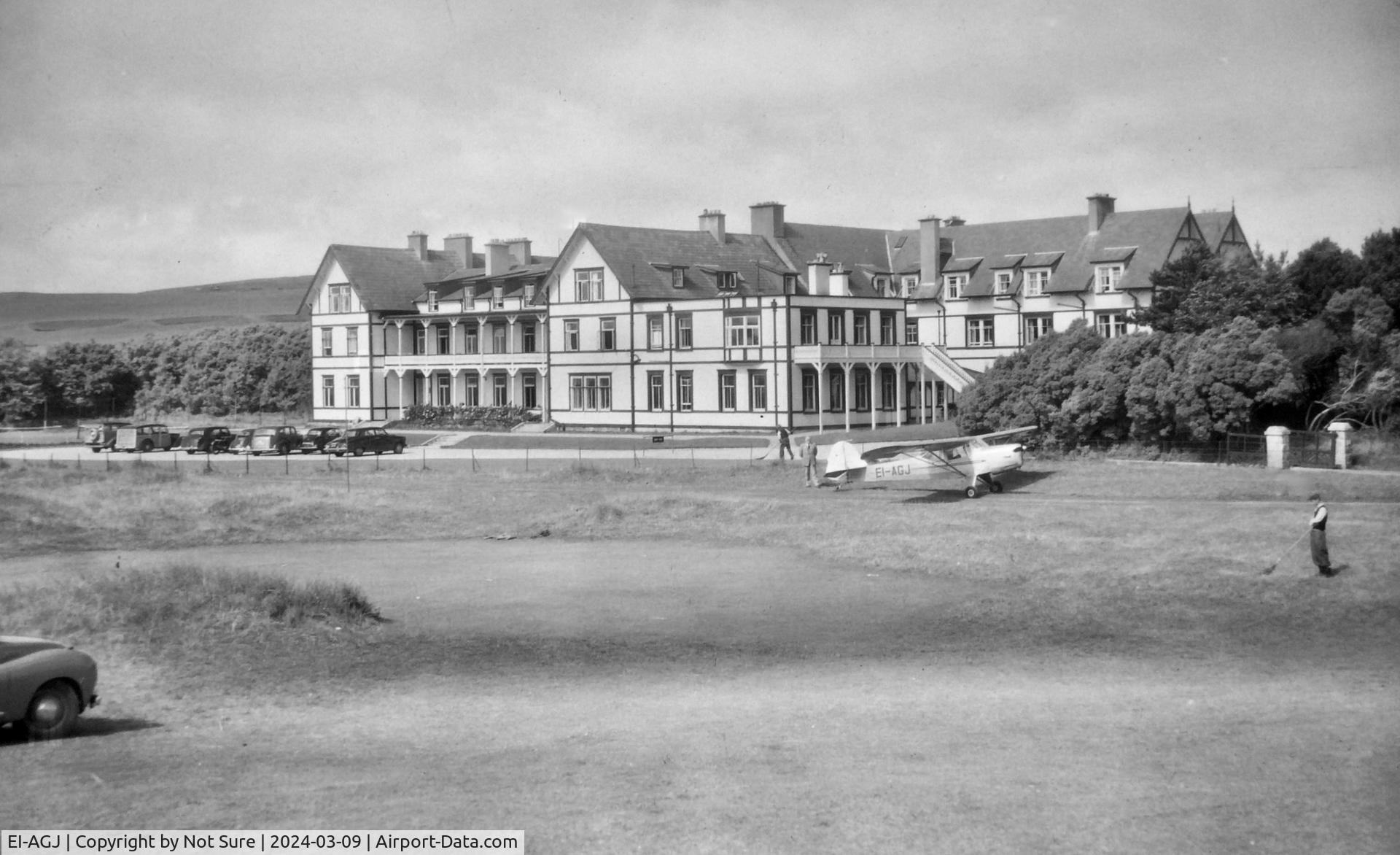 EI-AGJ, 1946 Auster 5J-1 Autocrat C/N 2208, Found this photo in old book..Taken at Rosapenna Hotel Donegal Ireland  
C. 1954