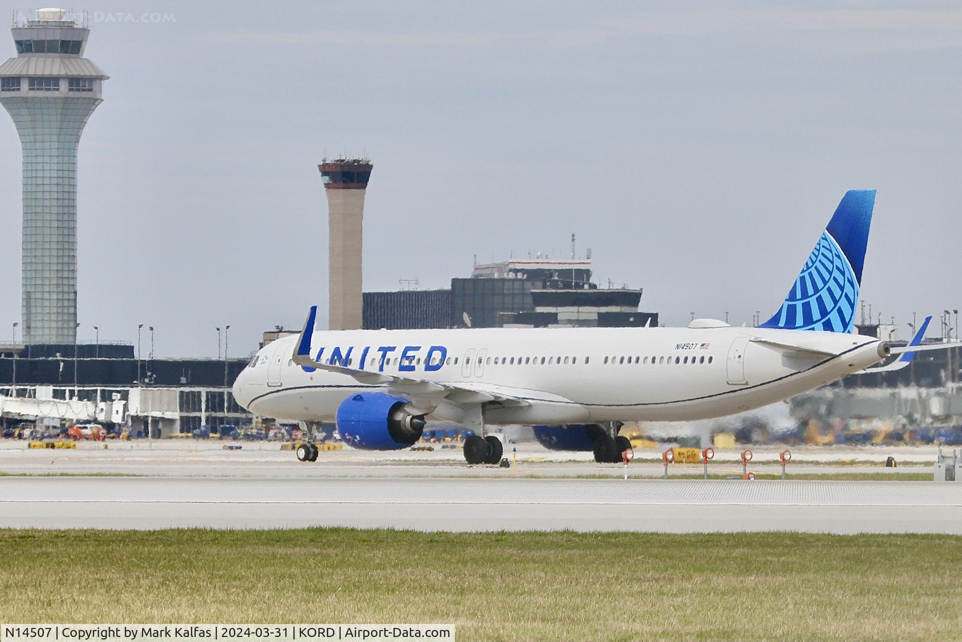 N14507, 2024 Airbus A321-271NX C/N 11846, A21N United Airlines Atrbus A321-271NX N14507 UAL1941 MCO-ORD