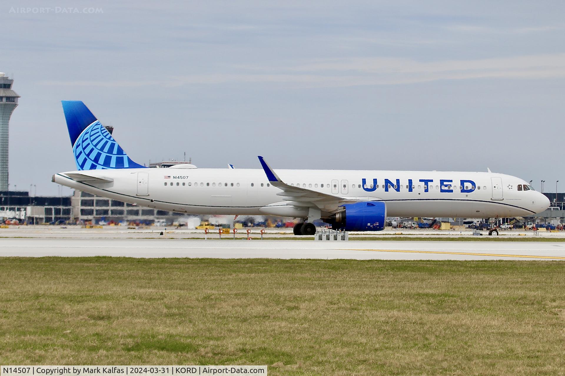 N14507, 2024 Airbus A321-271NX C/N 11846, A21N United Airlines Atrbus A321-271NX N14507 UAL1941 MCO-ORD