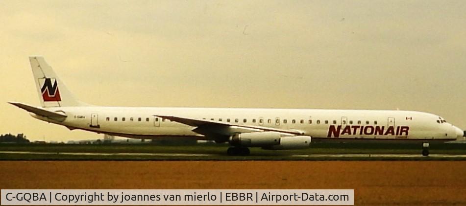 C-GQBA, 1970 Douglas DC-8-63 C/N 46155, ex-slide