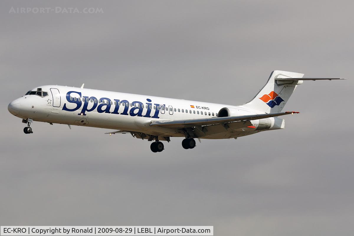 EC-KRO, 2001 Boeing 717-23S C/N 55067, at bcn