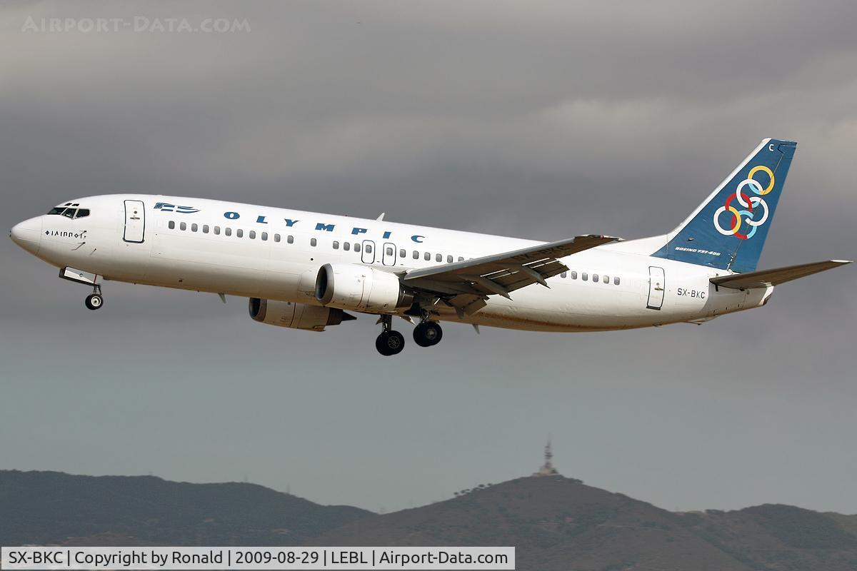 SX-BKC, 1991 Boeing 737-484 C/N 25361, at bcn
