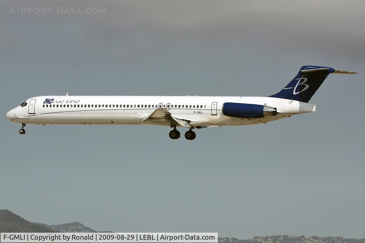 F-GMLI, 1991 McDonnell Douglas MD-83 (DC-9-83) C/N 53014, at bcn