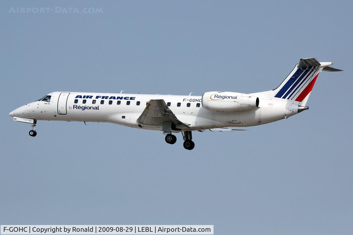 F-GOHC, 2000 Embraer ERJ-135ER (EMB-135ER) C/N 145243, at bcn