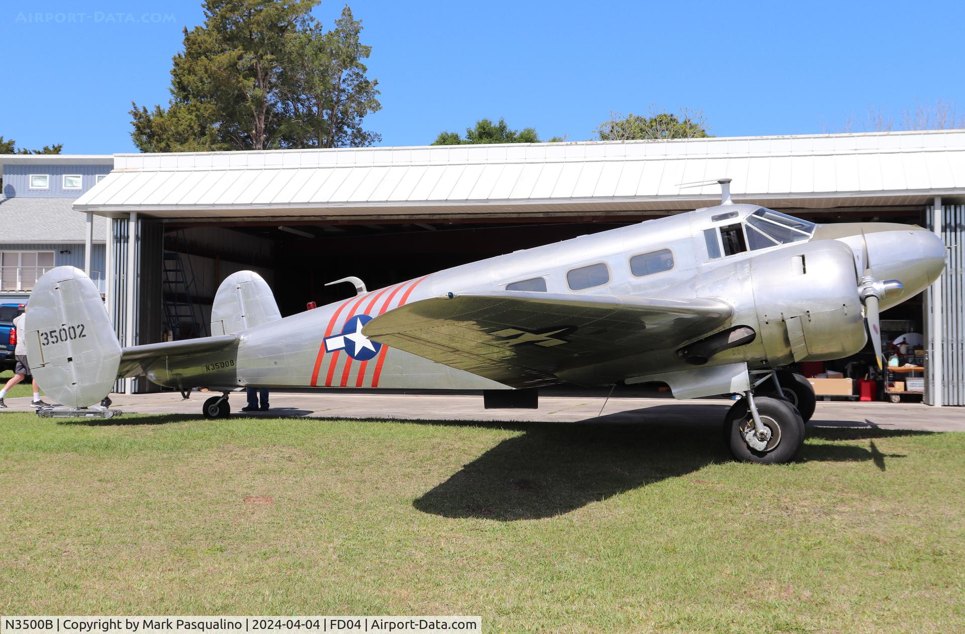 N3500B, 1953 Beech D18S C/N A-973, Beech D18S