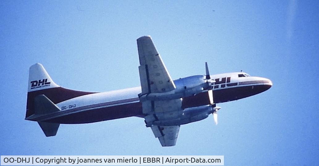 OO-DHJ, 1956 Convair 580(F) C/N 361, ex-slide