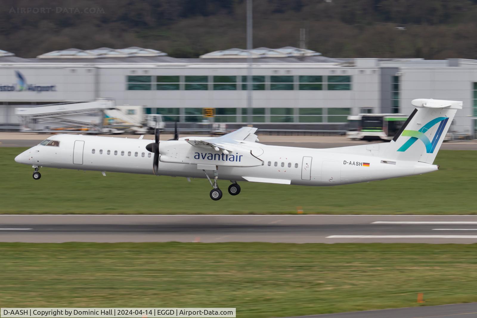 D-AASH, 2008 De Havilland Canada DHC-8-400 Dash 8 C/N 4187, BRS 14/04/24