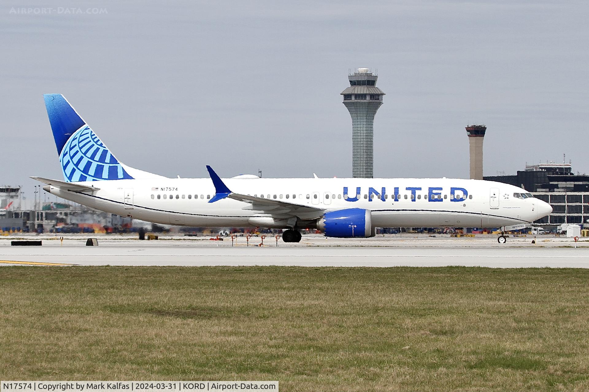 N17574, 2023 Boeing 737 MAX 9 C/N 67608, B39M United Airlines Boeing 737-9 MAN N17574 UAL2089  TJSJ-KORD