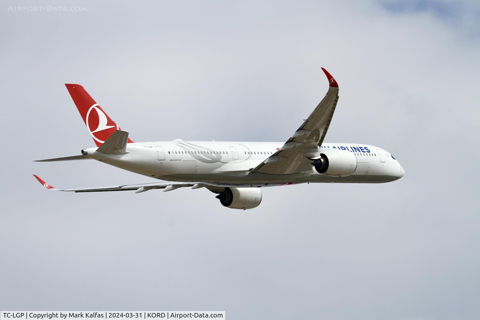 TC-LGP, 2023 Airbus 350-941 C/N 644, A359 Turkish Airlines Airbus A350-941 TC-LGP THY186 KORD-LTFM