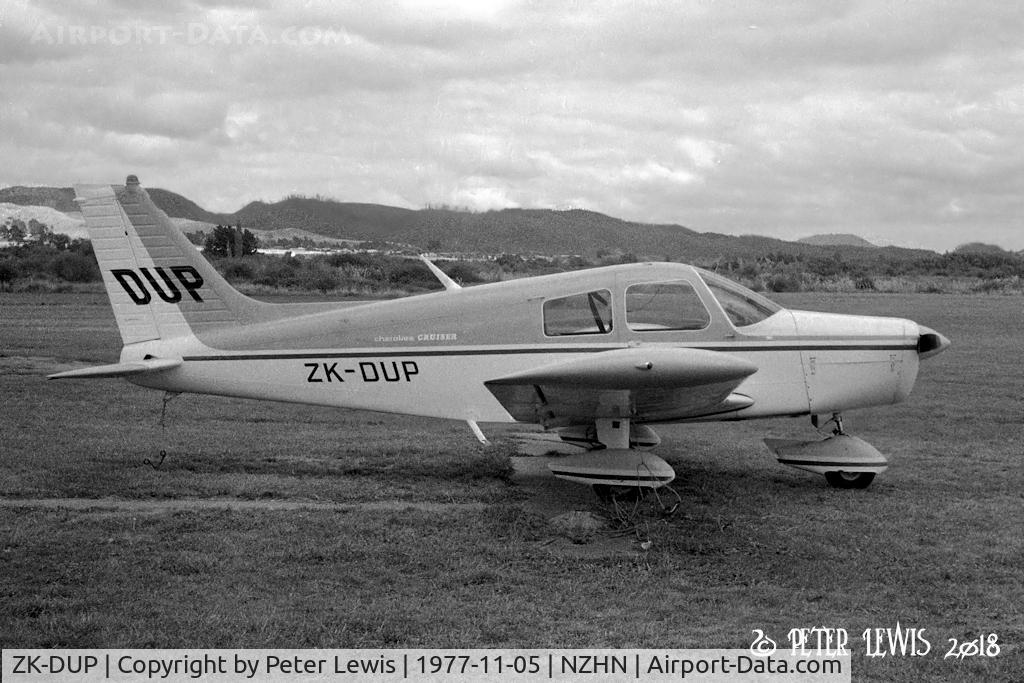 ZK-DUP, 1974 Piper PA-28-140 C/N 28-7425382, Marlborough AC, Blenheim