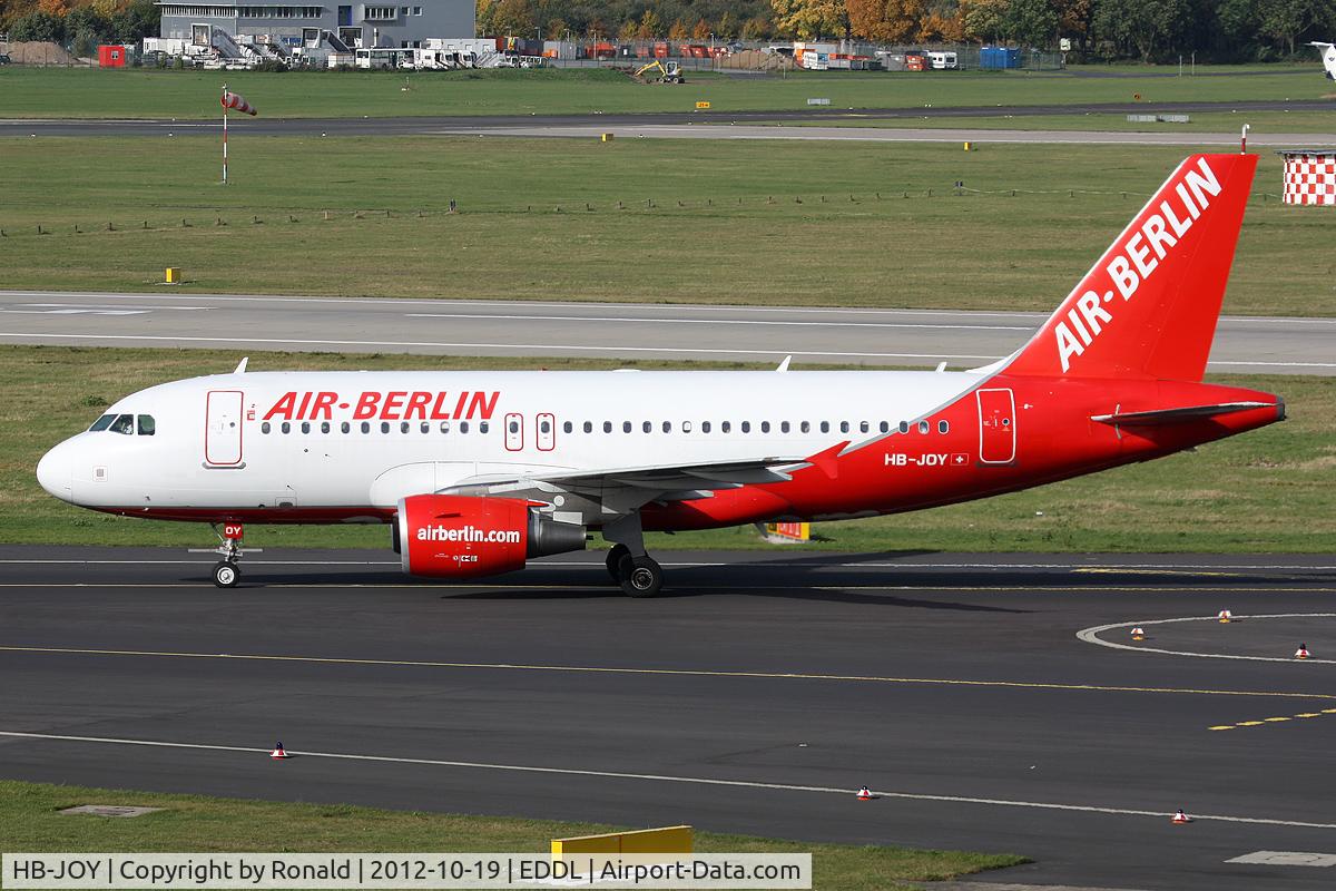HB-JOY, 2007 Airbus A319-111 C/N 3245, at dus