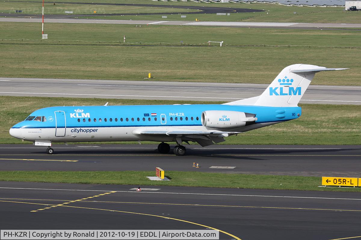 PH-KZR, 1995 Fokker 70 (F-28-0070) C/N 11551, at dus