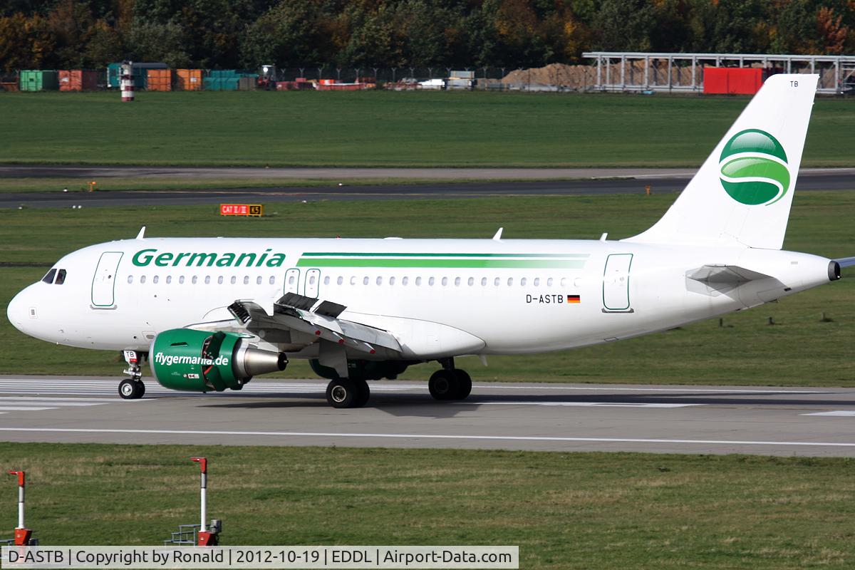 D-ASTB, 2011 Airbus A319-112 C/N 4691, at dus