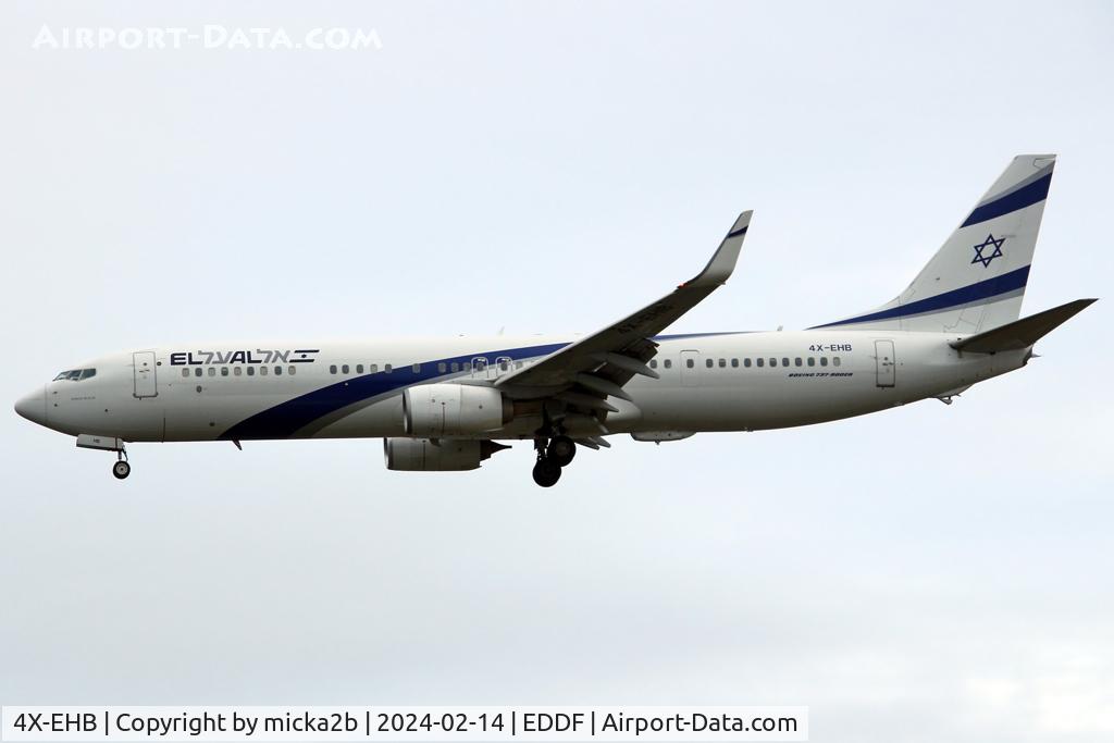 4X-EHB, 2013 Boeing 737-958/ER C/N 41553, Landing