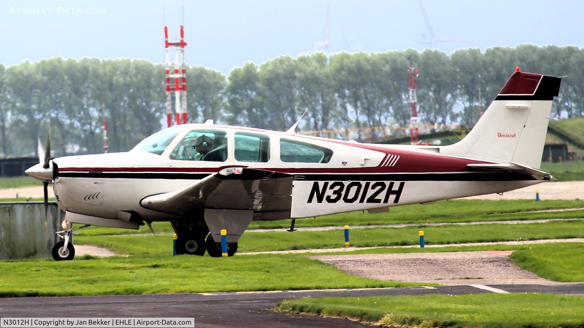 N3012H, 1987 Beech F33A Bonanza C/N CE-1109, Lelystad Airport