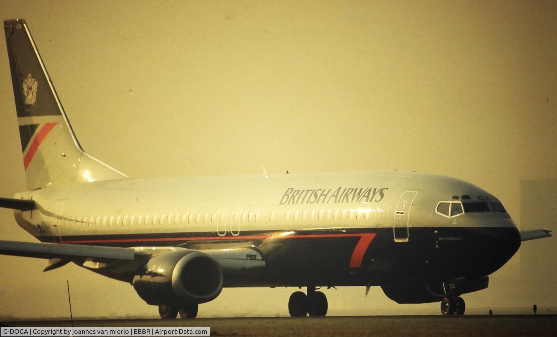 G-DOCA, 1991 Boeing 737-436 C/N 25267, ex-slide