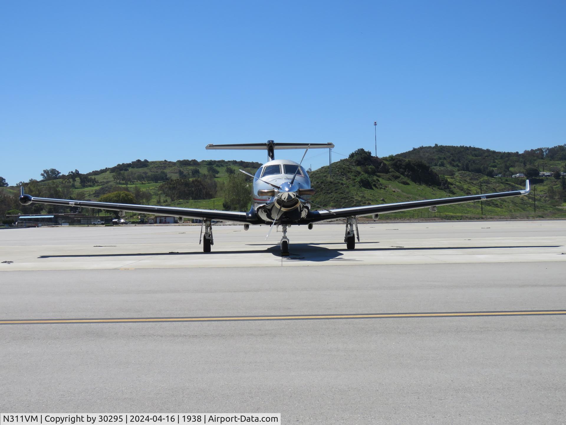 N311VM, 2005 Pilatus PC-12/45 C/N 619, Parked