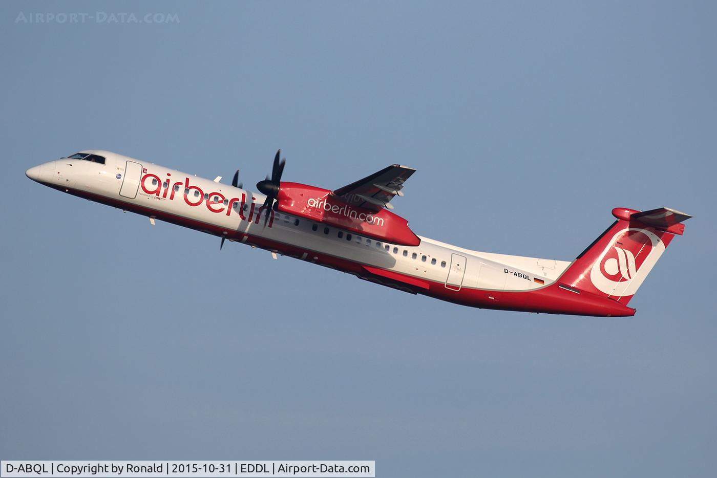 D-ABQL, 2007 Bombardier DHC-8-402 Dash 8 C/N 4184, at dus