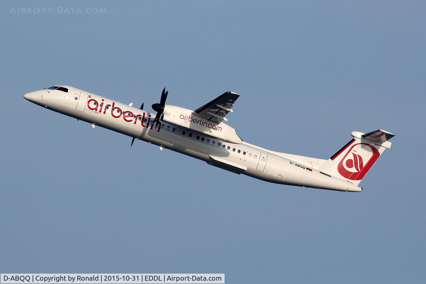 D-ABQQ, 2008 De Havilland Canada DHC-8-402Q Dash 8 Dash 8 C/N 4198, at dus