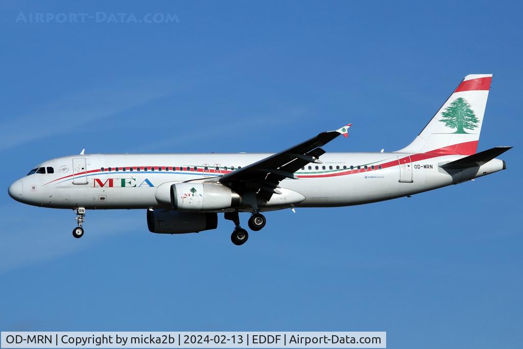 OD-MRN, 2010 Airbus A320-232 C/N 4339, Landing