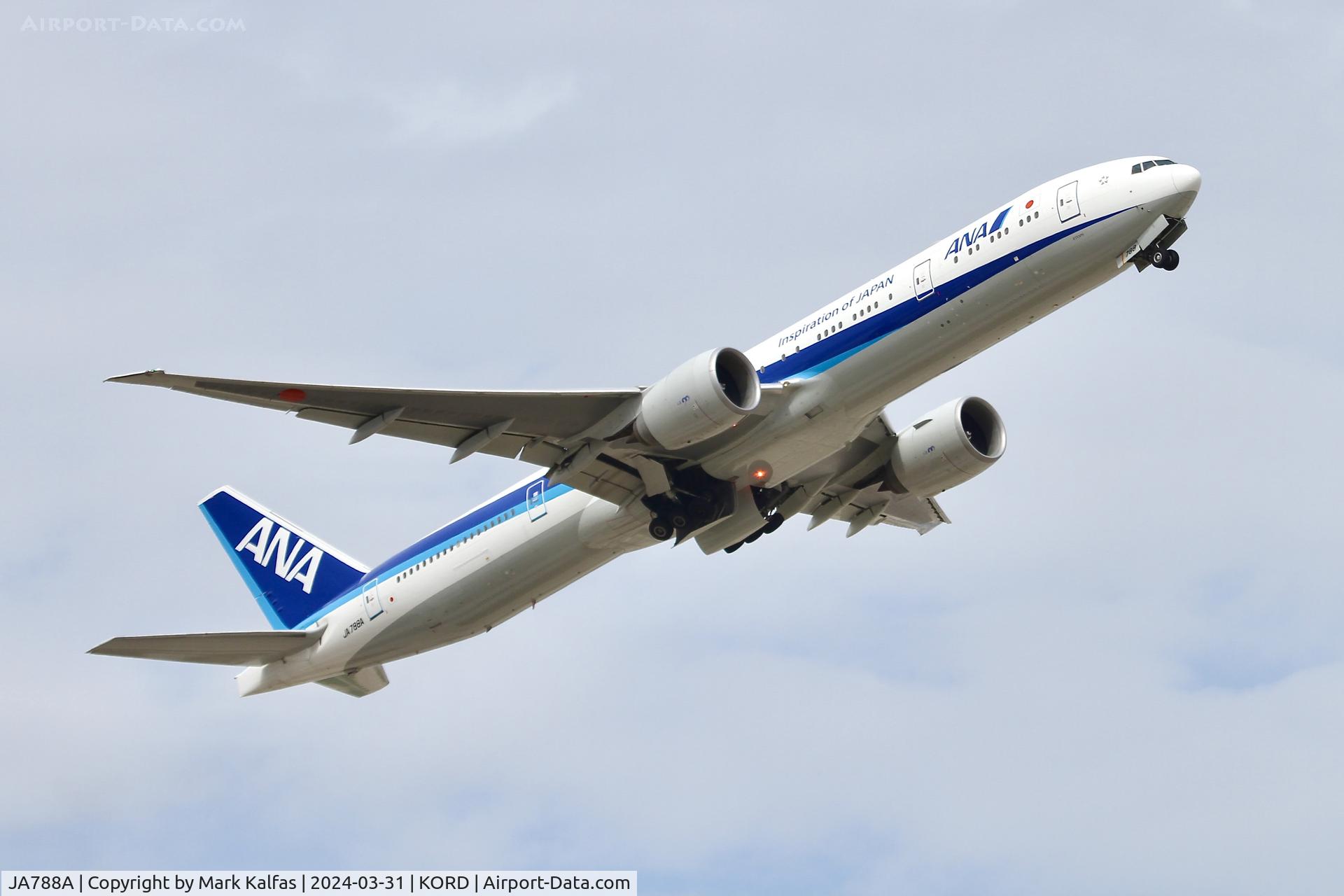JA788A, 2010 Boeing 777-381/ER C/N 40686, B77W All Nippon ANA Boeing 777-381/ER JA788A ANA11 KORD-RJAA