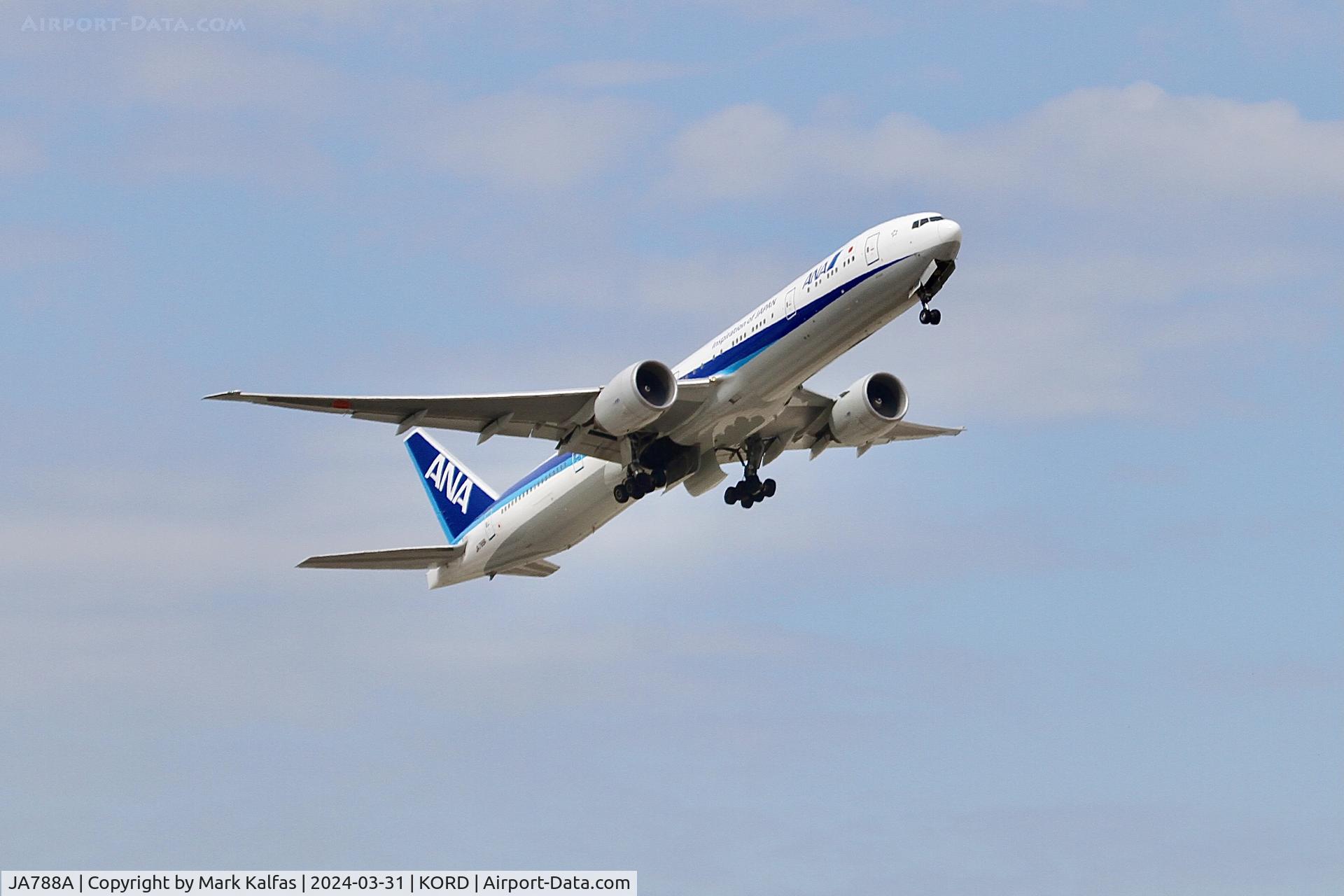 JA788A, 2010 Boeing 777-381/ER C/N 40686, B77W All Nippon ANA Boeing 777-381/ER JA788A ANA11 KORD-RJAA